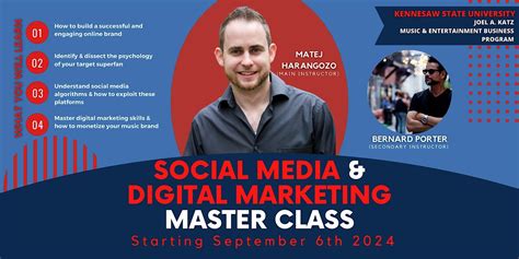 Social Media & Digital Marketing Master class for Music Artists, 3209 ...