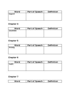 Frindle Vocabulary and Answers by Little Reading Coach | TPT