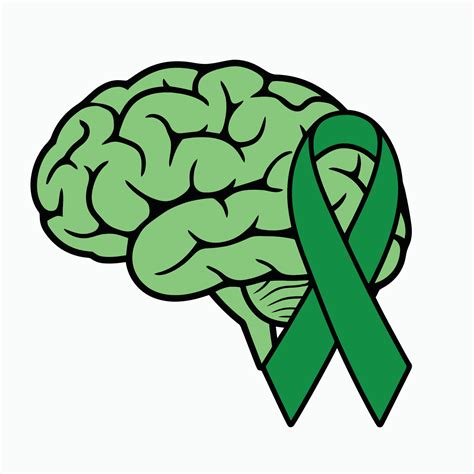 The Symbol of Mental Health Awareness and Brain Power 49783855 Vector ...