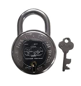 LAXMI Sanitary and Hardware 60 MM Double Locking Steel Lock 8 Lever ...
