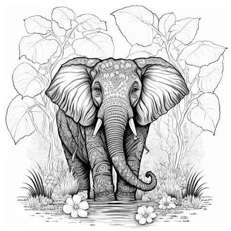 Elephant Coloring Pages