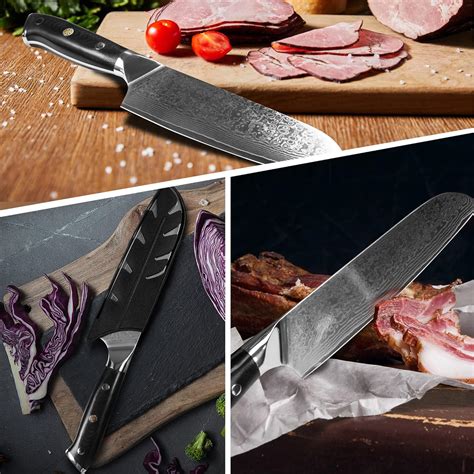 Buy XYJ Professional Damascus Chef Knife VG10 High Carbon Stainless ...