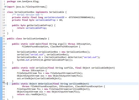 Image result for Java Serialization Tutorials
