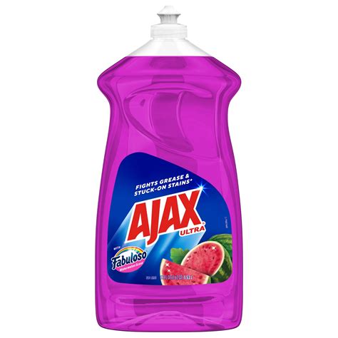 Ajax Ultra Liquid Dish Soap with Fabuloso Watermelon Scent, Fights ...