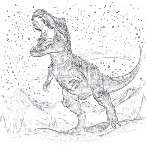 Dinosaurs Coloring Pages T Rex