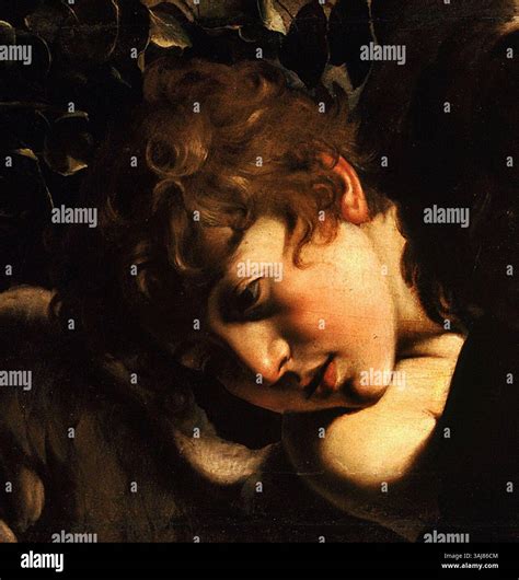 A cropped section of Caravaggio's painting 'The Conversion of Saint ...