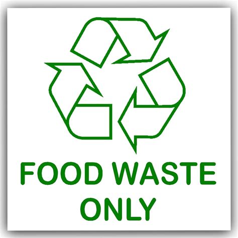 Food Waste Bin Sign 的图像结果