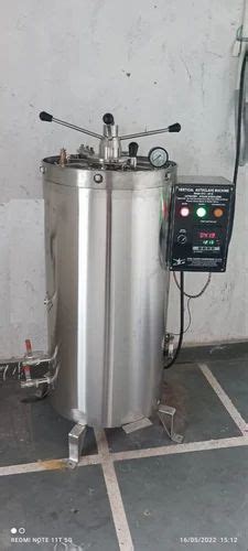 sterilization equipment - Double Walled Vertical Autoclave Manufacturer ...