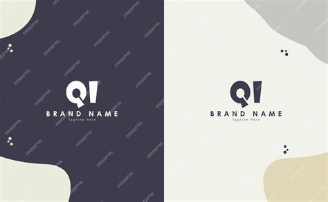 Premium Vector | QI Letters vector logo design