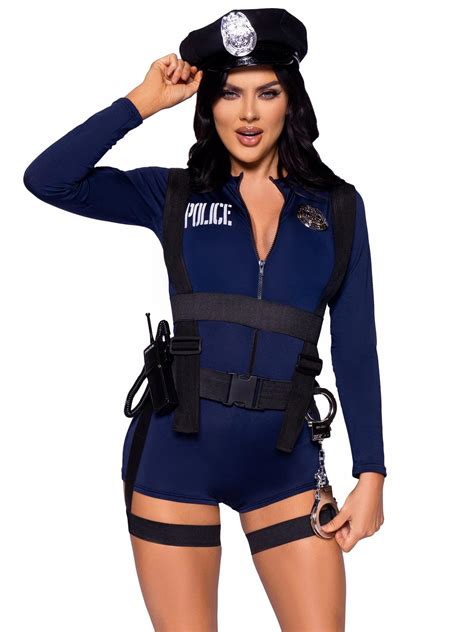 Handcuff Hottie Flirty Cop Police Costume
