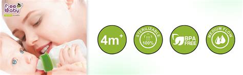 Buy BeeBaby Basic Slim Neck Baby Feeding Bottle with Premium Anti Colic ...