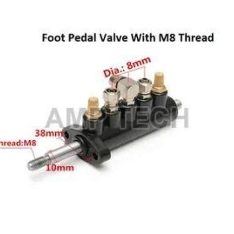 M8 Thread Air Control Foot Pedal Valve Manufacturer, Supplier from Pune