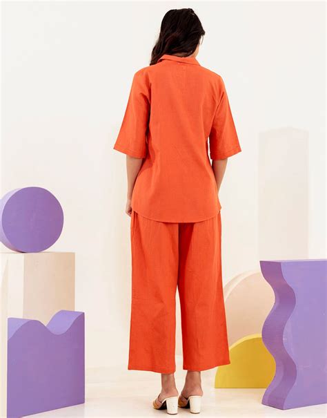 Luci rust solid co-ord set – Studio Misri