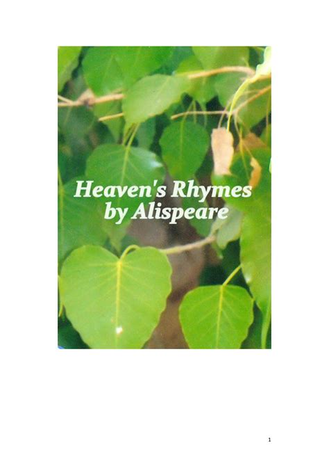 SOLUTION: Heavens rhymes - Studypool