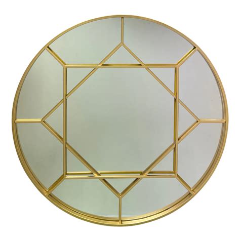 Large Round Gold Mirror – Mirror4you