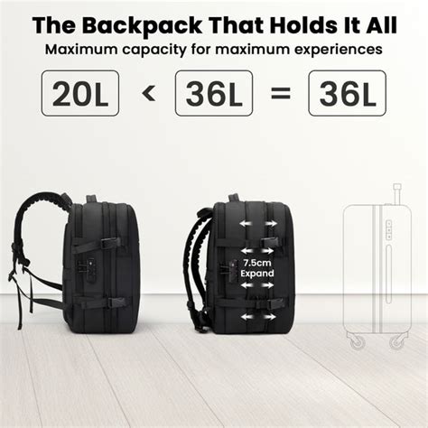 BANGE 1908 Smart Travel Backpack with USB Port Fit for 17.3" Laptop ...