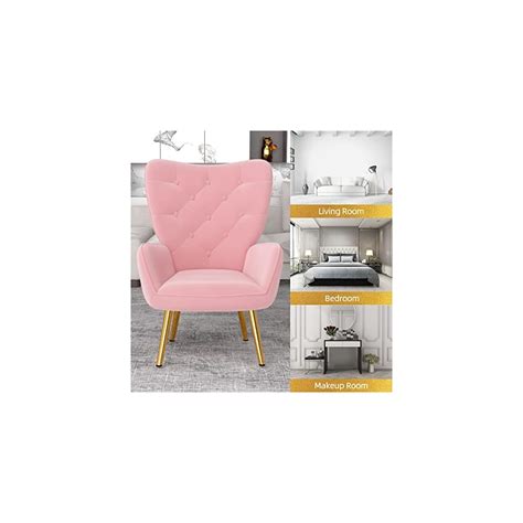 Buy Sucrever Accent Chairs, Modern Mid Century Velvet Accent Chairs for ...
