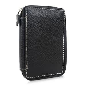 CIMONI® Premium Leather Wallet with 6 Key Chain Hooks Genuine Leather ...