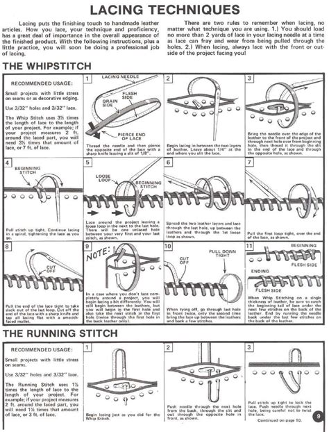 Leather Lacing Tutorial 的图像结果