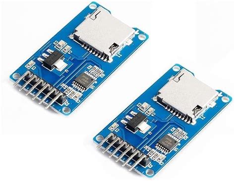 TESTIN ELECTRONICS Micro SD Card Module Storage Board 6 pin TF Card ...