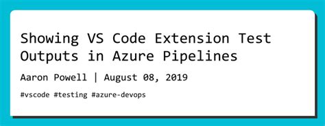 Image result for vs Code Azure Pipelines Extension