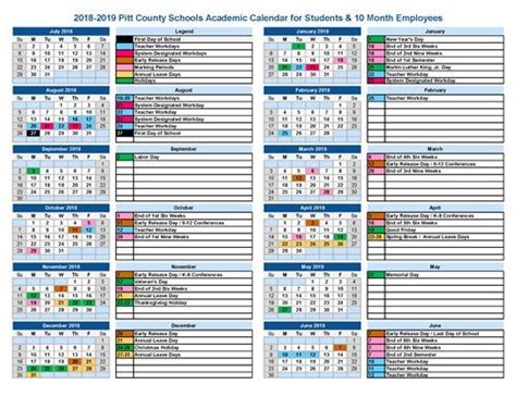 Fisd 2018 2019 Calendar [Adjusted Calendar] - Nicholas Calendar and ...