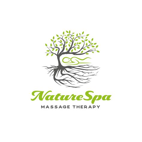 Nature Spa massage therapy logo. tree and roots spa logo design template 14800567 Vector Art at ...
