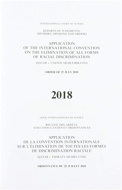 Buy Application of the International Convention on the Elimination of ...
