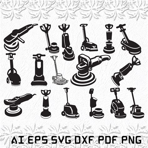 Floor Polisher Svg, Floor Polishers Svg, Floor Svg, Floors, Polisher ...