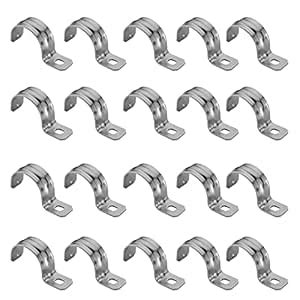 OHLECTRIC OL-43084 Heavy Duty Rigid Pipe Strap - Sturdy One Hole Steel ...