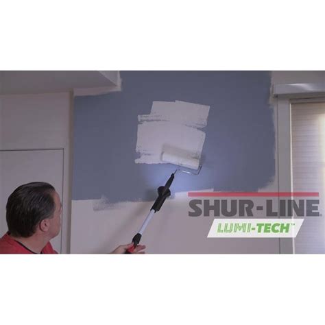 SHUR-LINE LUMI-TECH 4-ft to 7.5-ft Telescoping Threaded Extension Pole ...