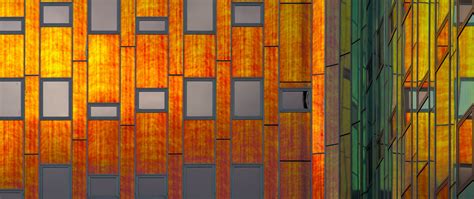 Download wallpaper 2560x1080 facade, windows, glass, building, bright ...