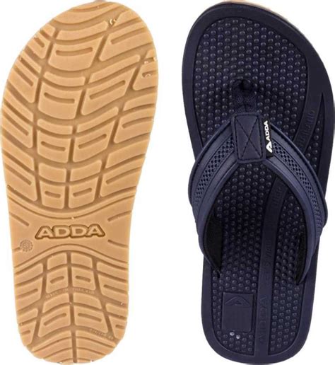 Adda Brand Men's Fitness-1 Flipflop Slippers (Navy) :: RAJASHOES