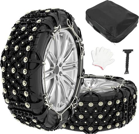 Amazon.com: Nemtor Snow Chains For Car,Snow Tire Chains,Snow Chains ...