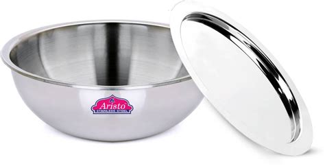 Aristo Triply Induction Friendly Tasra With Stainless Steel Lid, 24.5 ...