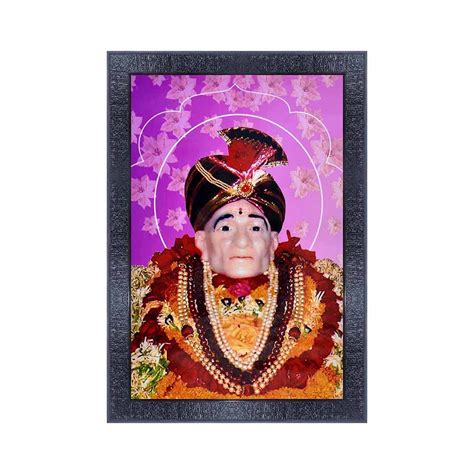pnf Shri Gajanan Maharaj Wall Painting Synthetic frame-20495(10 ...