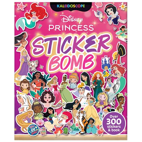 Disney Princess Stickers Princess Sticker Pack 100 Pcs