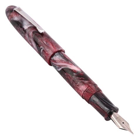 Lotus Shikhar Fountain Pen - Black Cherry CT – Makoba