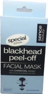 Sence Beauty Blackhead Peel-Off Facial Mask with Charcoal Extract - 5pc ...