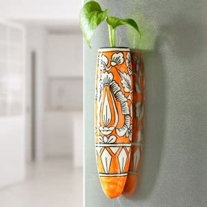 ThePottersArt Ceramic Magnetic Planter for Fridge (Set OF 1), Plants ...