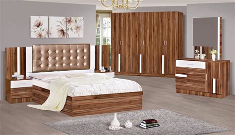 Modern New Design Bedroom Sets Wardrobe Dressing Table Home Furniture ...