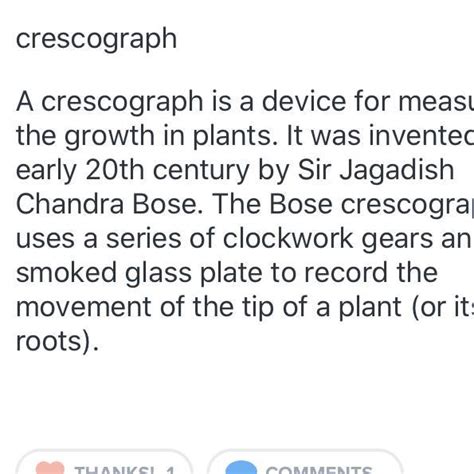 Name Jagadish chandra Bose's invention that is used to measure the ...