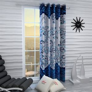 Home Sizzler 153 cm (5 ft) Polyester Semi Transparent Window Curtain ...