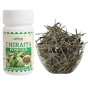 Buy SANSU Chirayata Powder (100gmx2) / Bitterstick Powder/Kalmegh ...