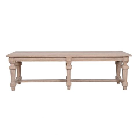 Antique gold Metal Base Bench