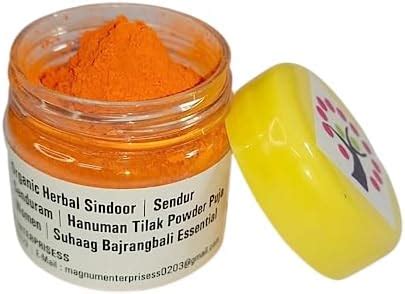50gm Organic Herbal Sindoor Sendur Senduram Sindhoor Hanuman Senthuram ...