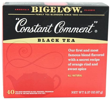 Bigelow Tea Constant Comment Black Tea - 40 Tea Bags - Walmart.com