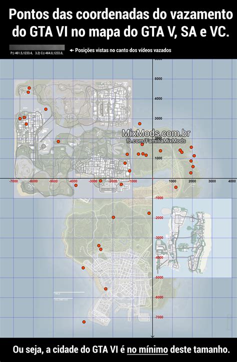 Qual o tamanho do mapa vazado do GTA VI? - MixMods - Mods para GTA SA e outros