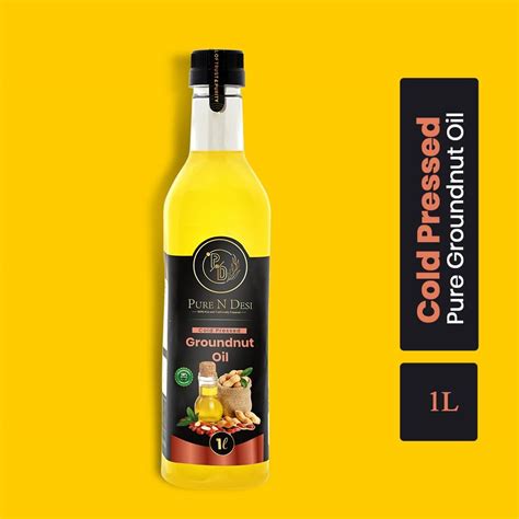 Buy Pure Cold Pressed Groundnut Oil - Nutty Flavor & Healthy