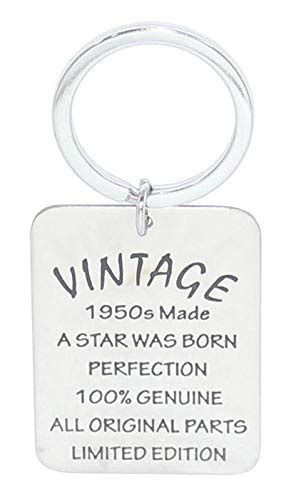 Aura Vintage Style 1950s Made Retirement Gift Key Ring for Dad Mom ...